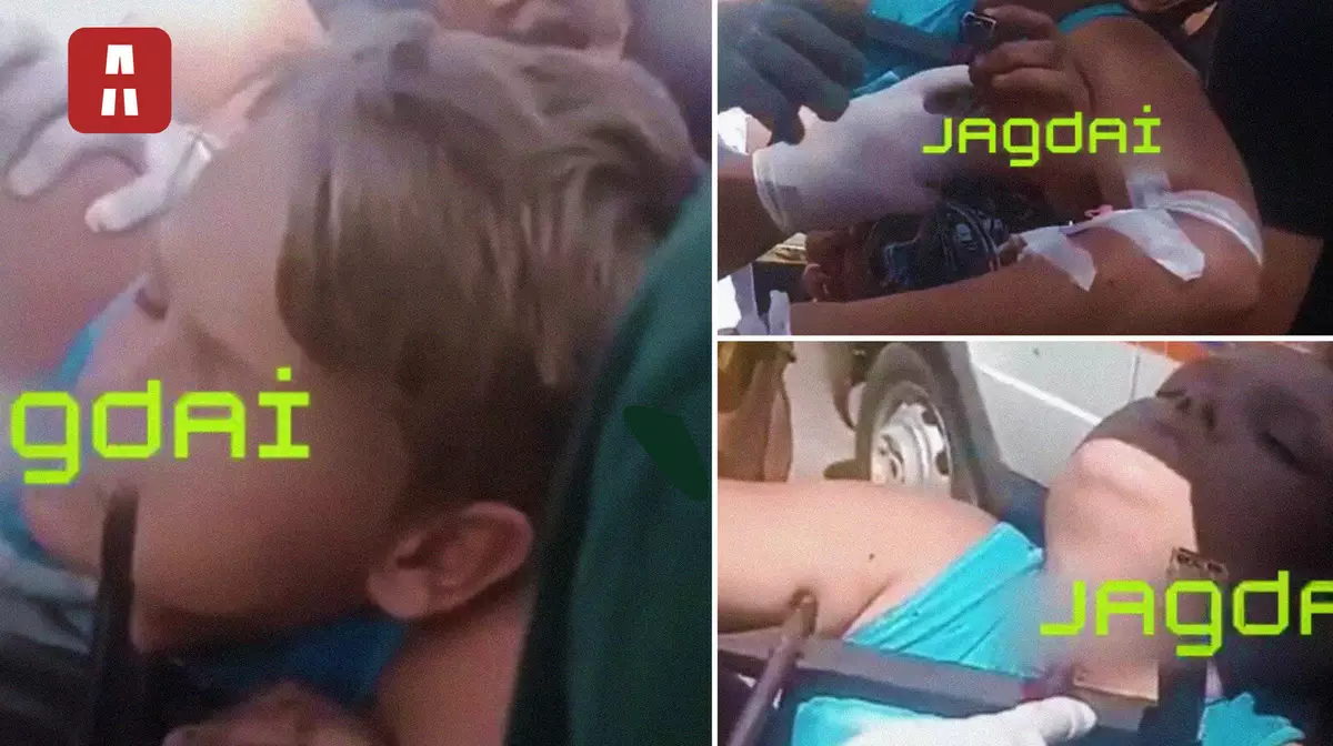 Металлический забор пронзил шею ребенка после падения с велосипеда в Алматы. ВИДЕО