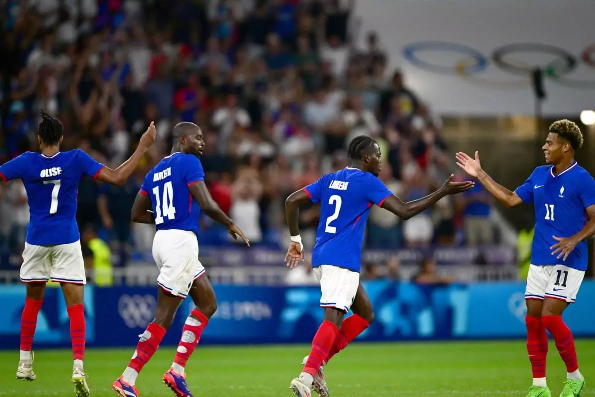 Сборная Франции обыграла Египет и вышла в финал Олимпиады-2024