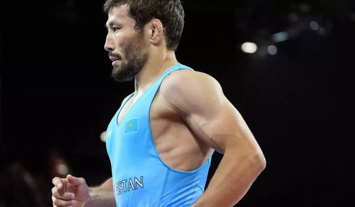 Казахстанский борец Демеу Жадраев вышел в полуфинал Олимпиады-2024