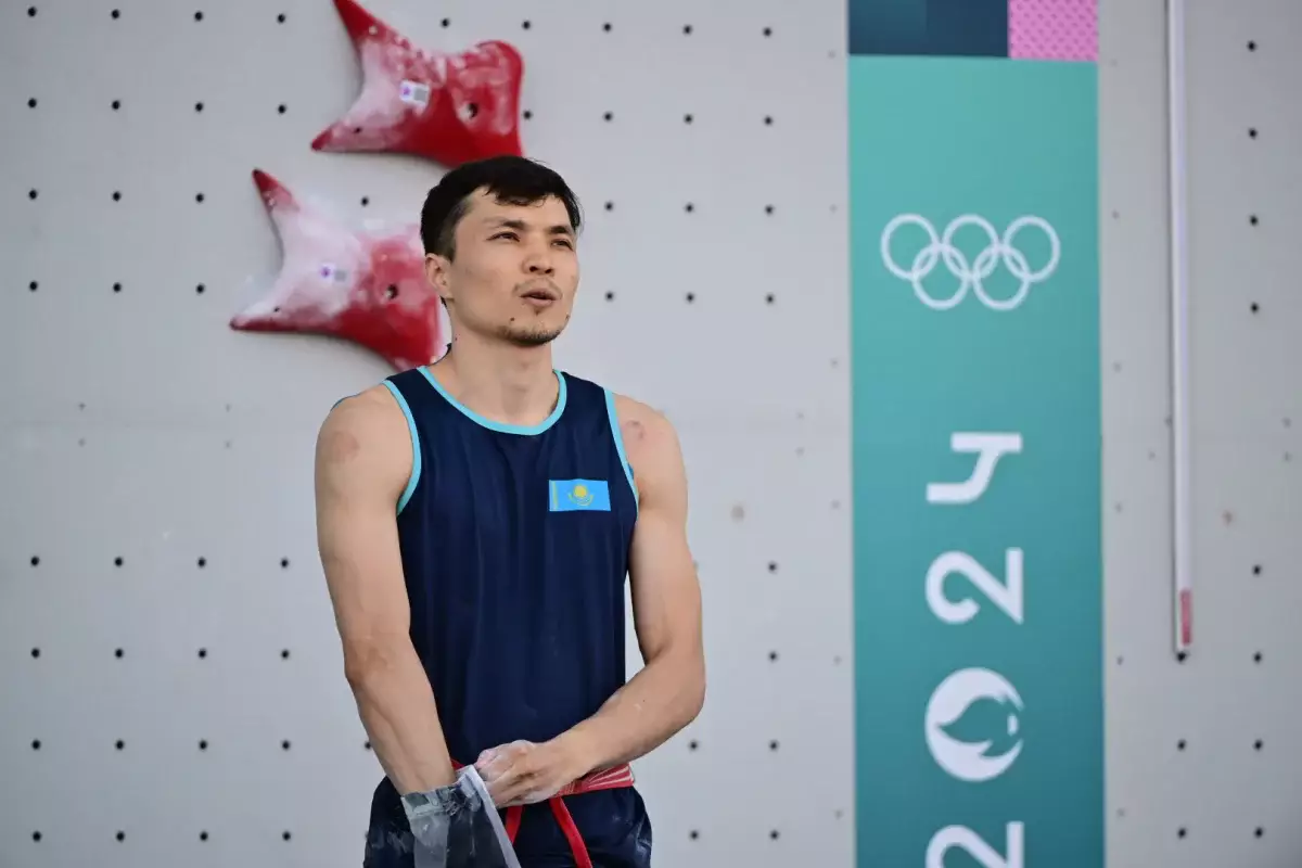 Скалолаз Амир Маймуратов установил олимпийский рекорд