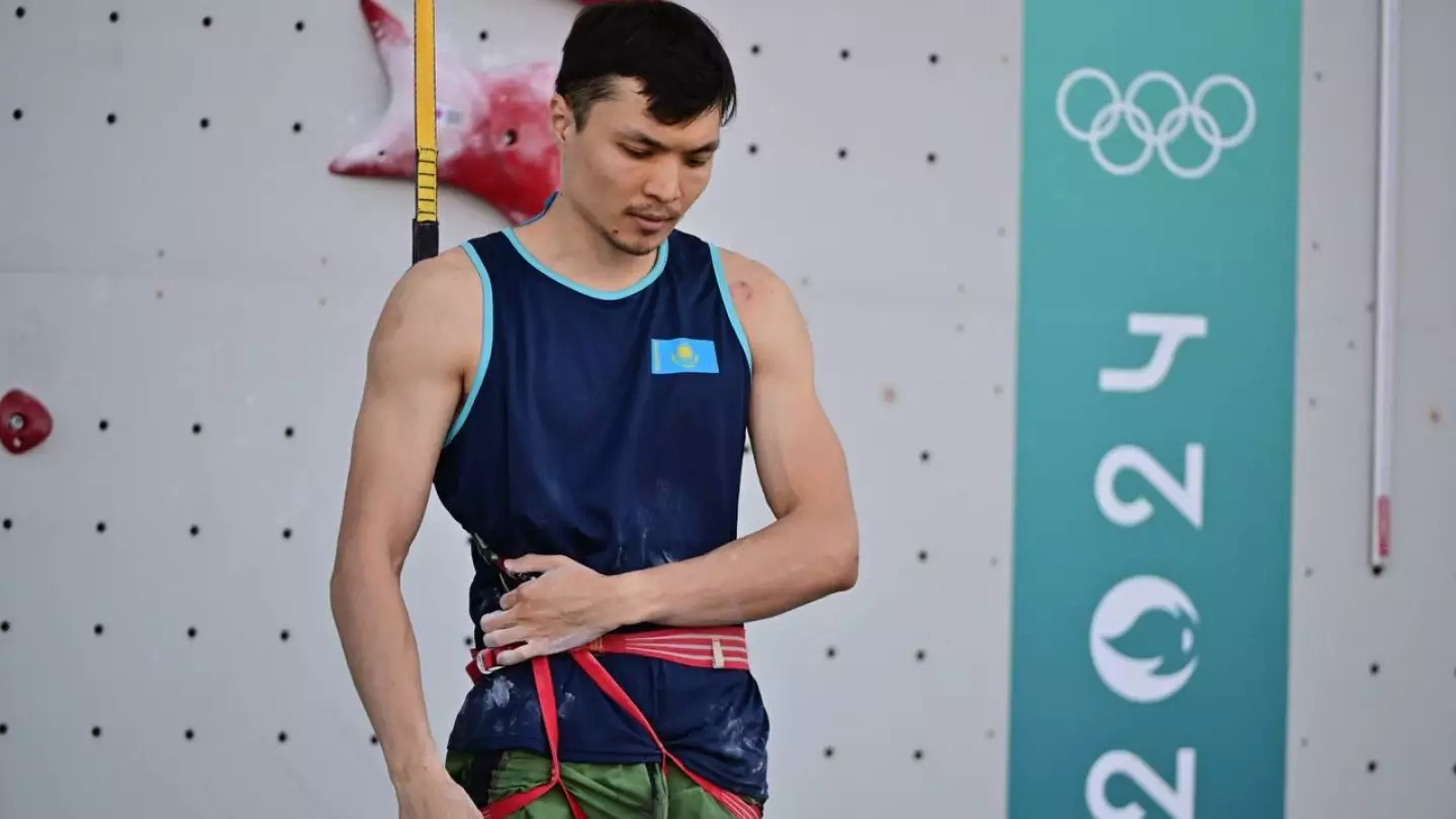 Казахстанский скалолаз побил рекорд на Олимпийских играх