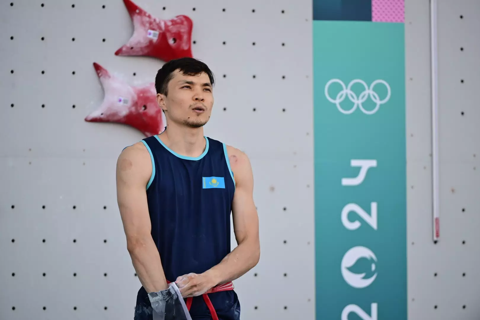 Казахстанский скалолаз установил олимпийский рекорд