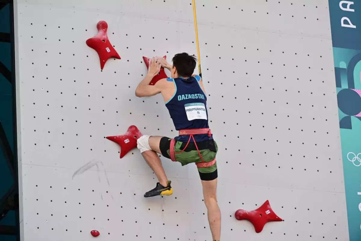 Скалолаз Амир Маймуратов прошёл в четвертьфинал Олимпийских игр