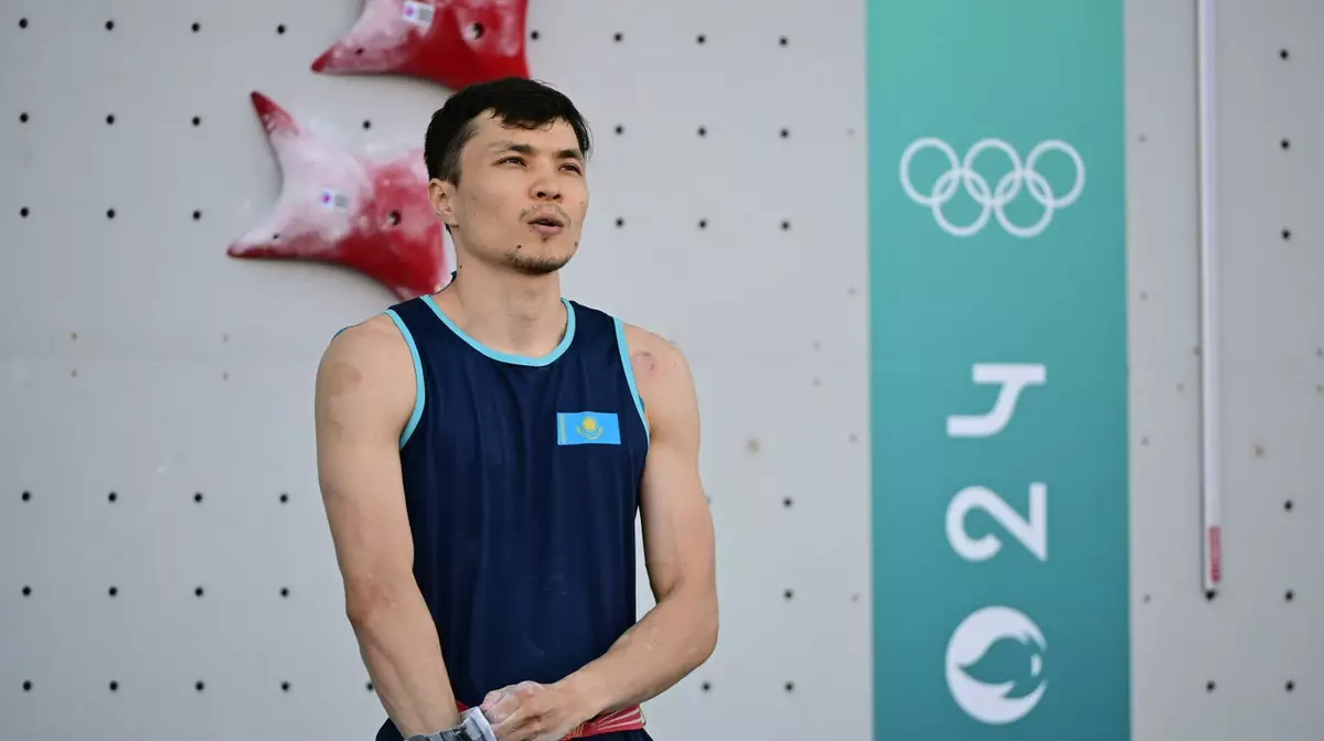 Казахстанский скалолаз установил рекорд Олимпийских игр
