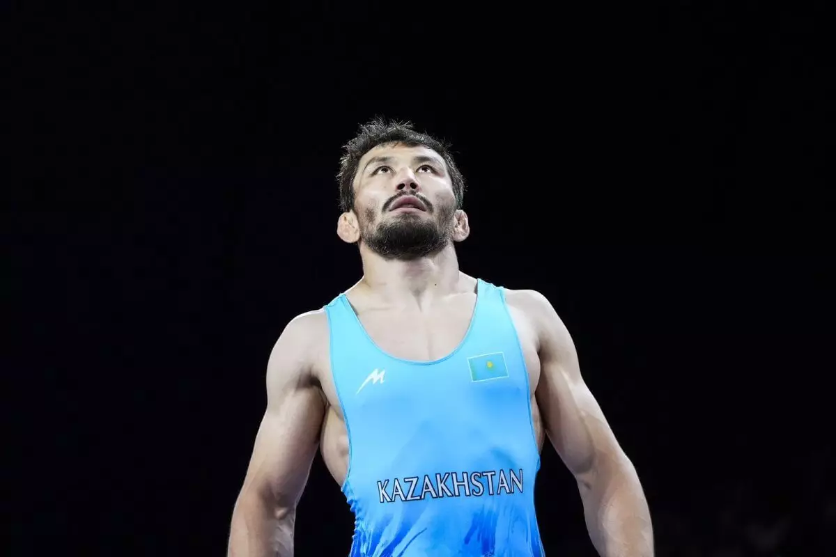 Париж-2024: борец Демеу Жадраев вышел в финал Олимпиады