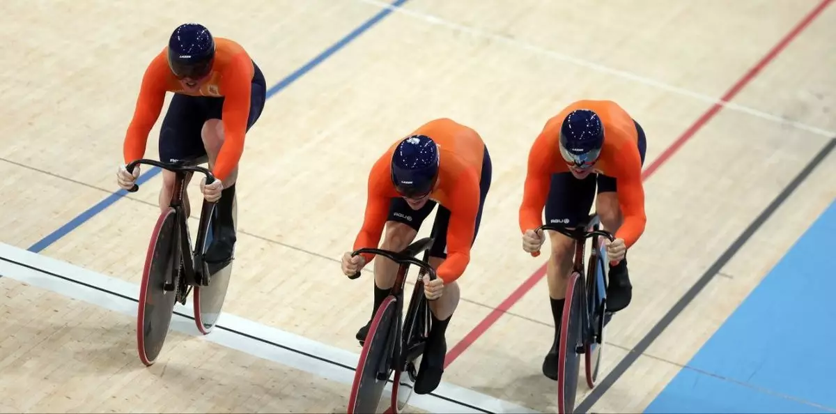 Голландские велогонщики взяли золото и установили новый мировой рекорд в командном спринте на Олимпиаде-2024