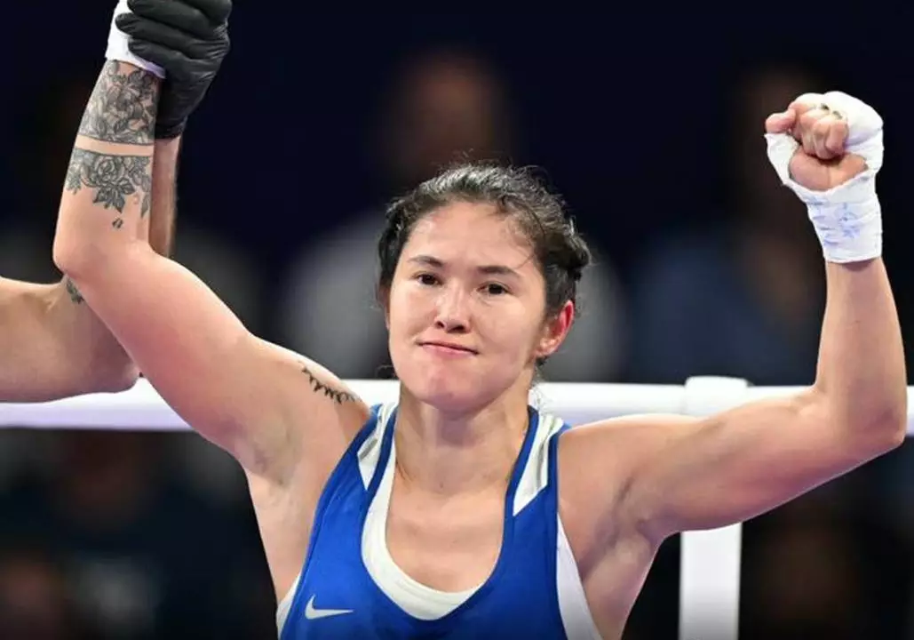 Казахстанская боксерша Назым Кызайбай стала бронзовой призершей Олимпиады в Париже