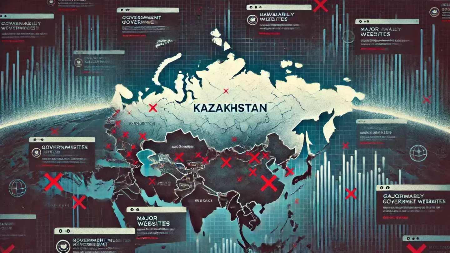 По какой причине были недоступны сайты госорганов в Казахстане