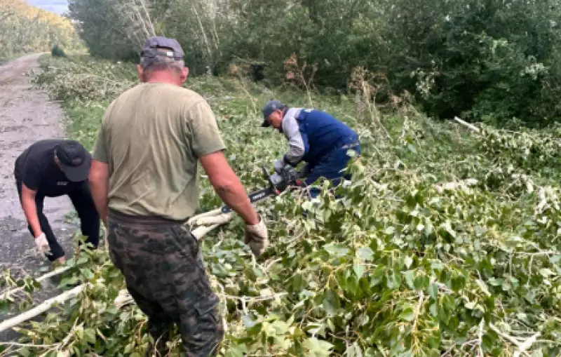 Ситуация на Востоке страны: шквальный ветер, гроза, град