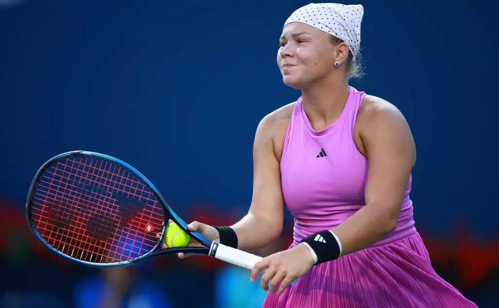 Россиянка после серебра Олимпиады победила фаворитку турнира WTA