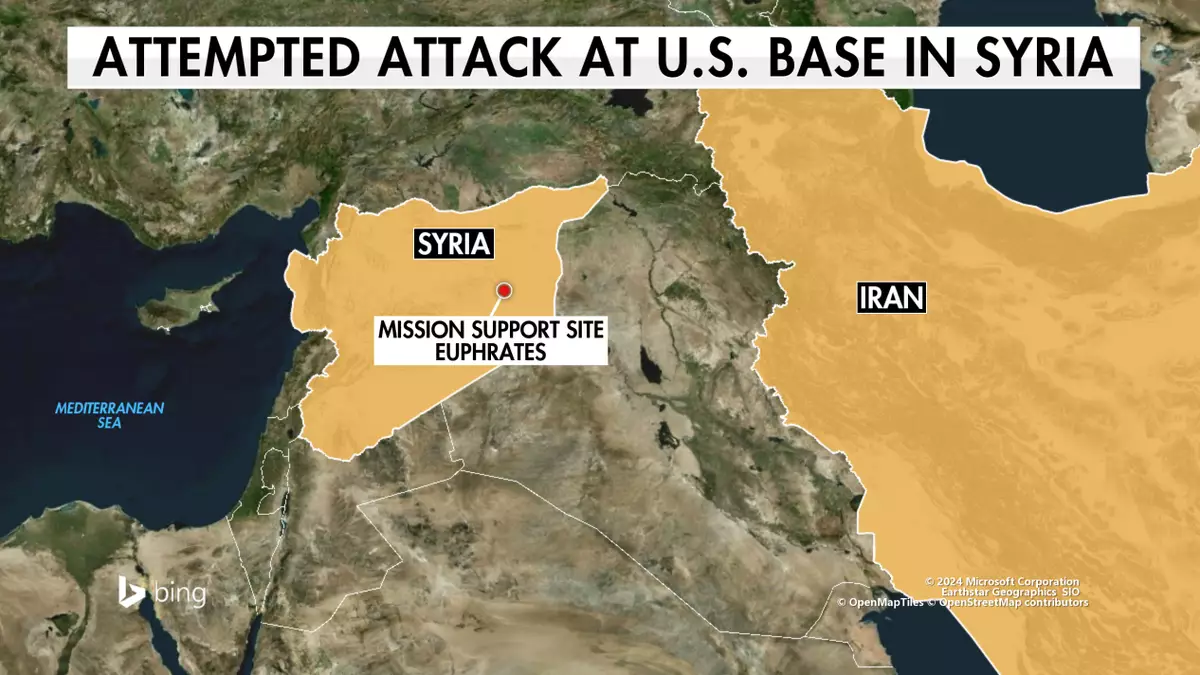 По военной базе США в Сирии был нанесен ракетный удар