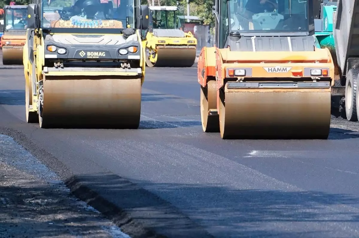 Сколько километров дорог отремонтировано в Медеуском  районе Алматы