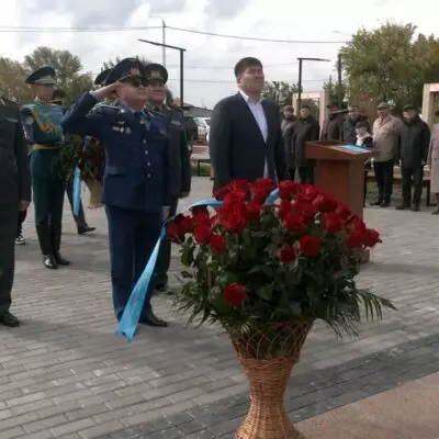 В городе Акколь почтили память Сагадата Нурмагамбетова