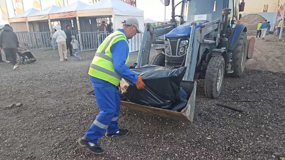 Дүниежүзілік көшпенділер ойындары басталғалы 140 тоннадан астам қалдықтар шығарылды