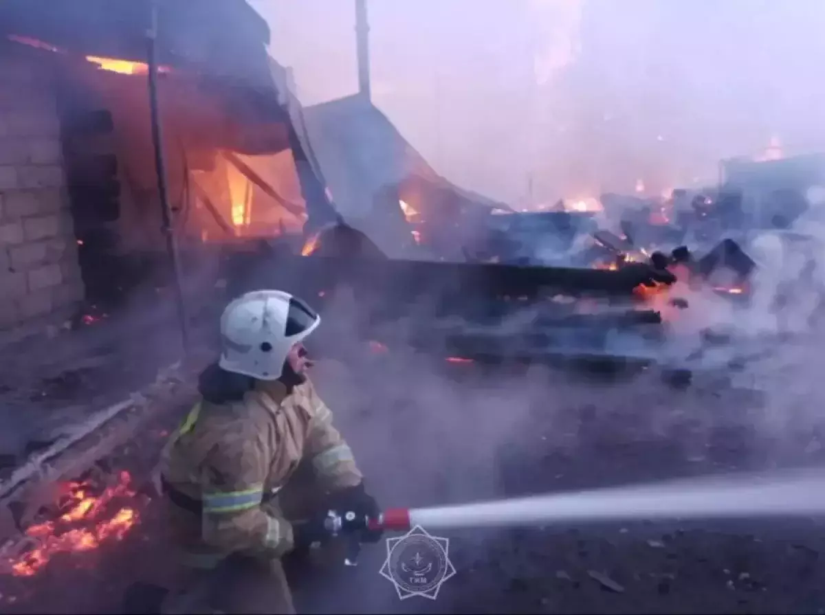 Алматыда өртенген үйден бір жасар баланың мәйіті табылды (ВИДЕО)