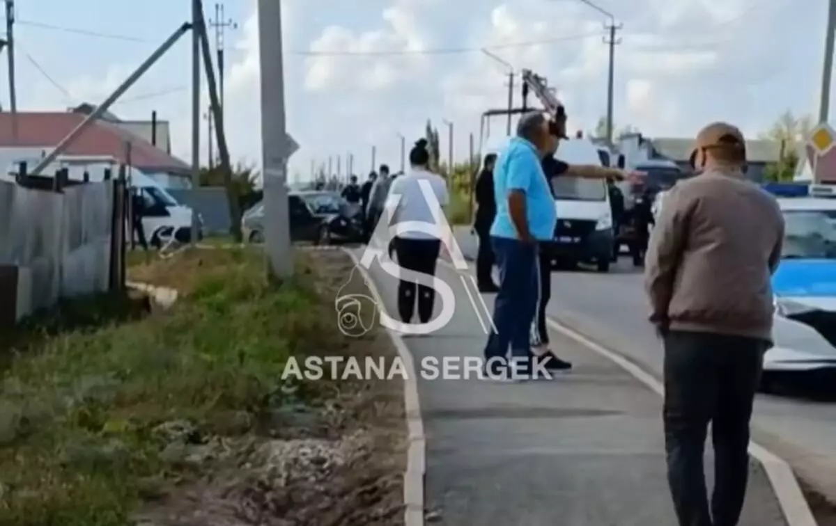 Водитель авто сбил насмерть дорожного рабочего в Астане (ВИДЕО)