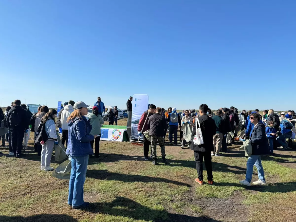 #EUBeachCleanup: экологическая акция прошла в Астане