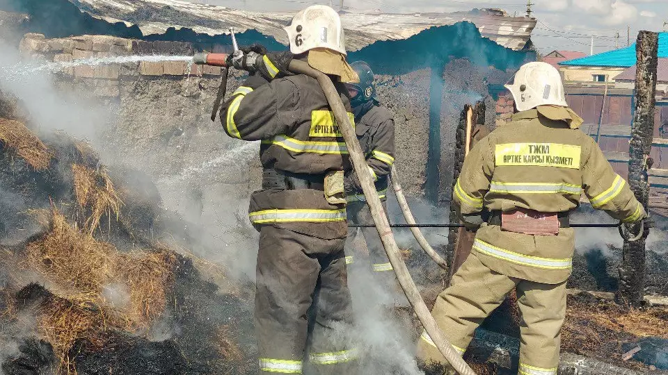 Өткен тәулікте бірнеше өңірде шөп өртенді