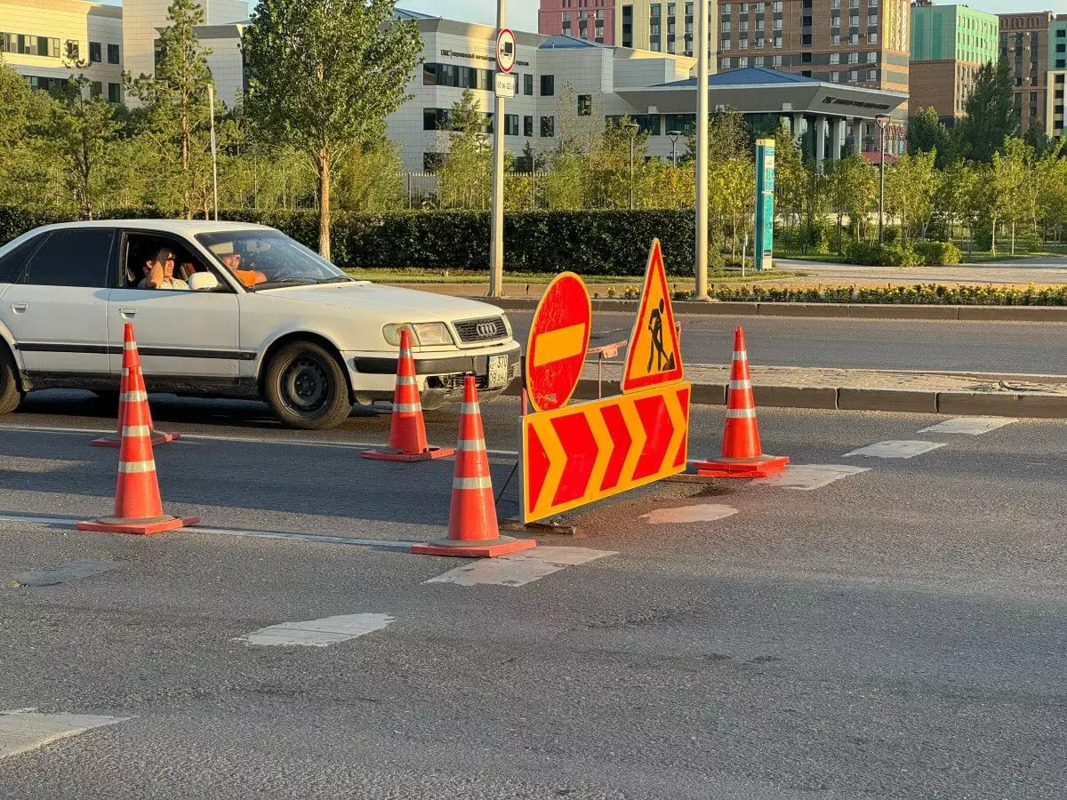 Елордада айналма жол жөндеуге жабылады