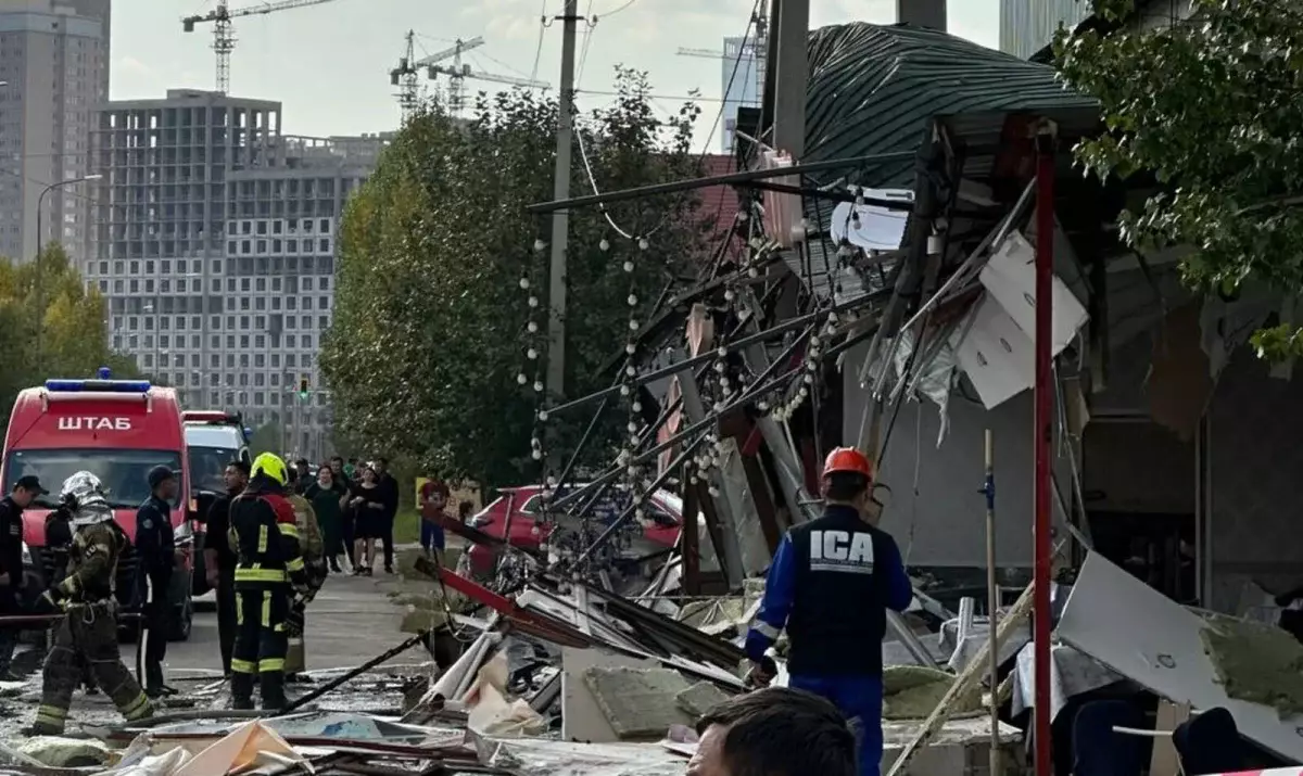 Кафе взорвалось в Астане, есть пострадавшие