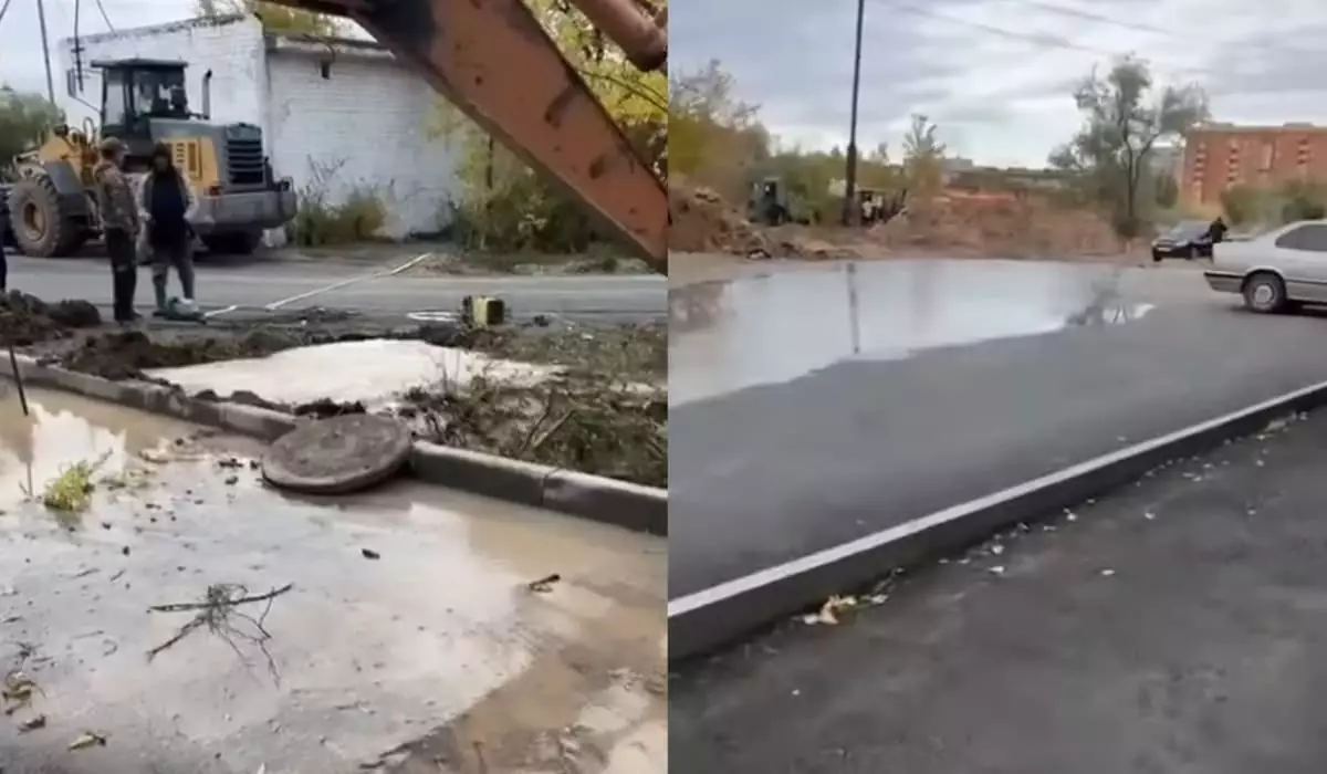 Без воды оставил целый роддом частник в Экибастузе (ВИДЕО)