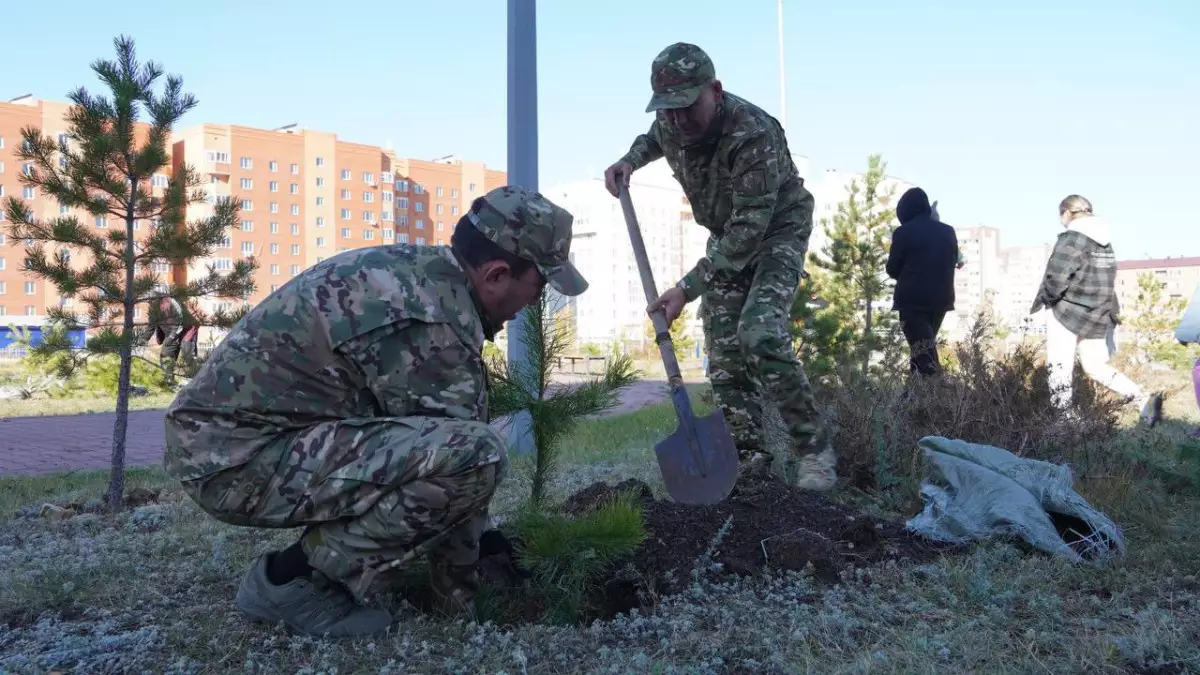 Ақмолалық құтқарушылар 100 ағаш отырғызды