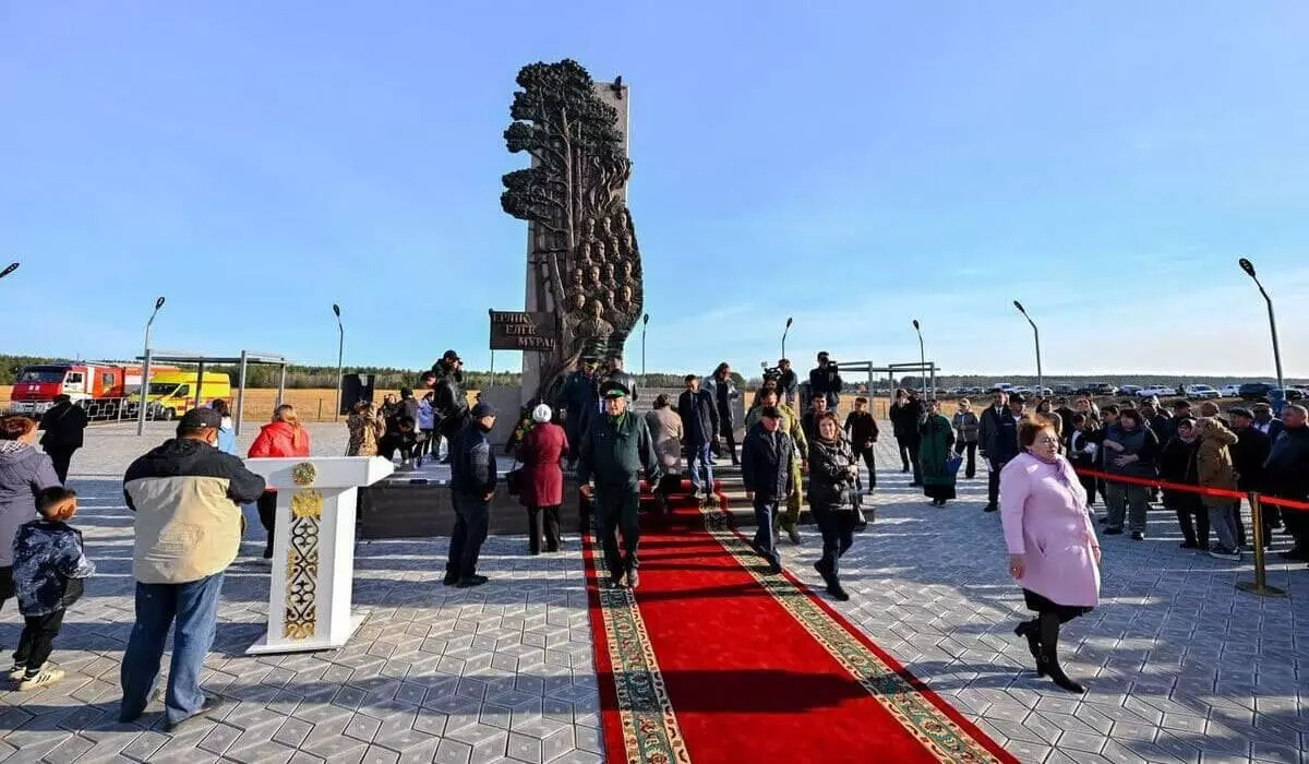 Абай облысында өрт сөндірушілер мен орманшыларға ескерткіш ашылды