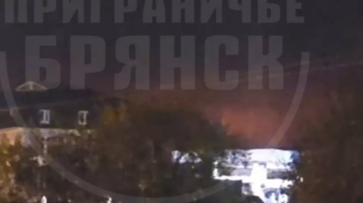 Беспилотники ВСУ уничтожили склад боеприпасов ГРАУ под Брянском. ВИДЕО