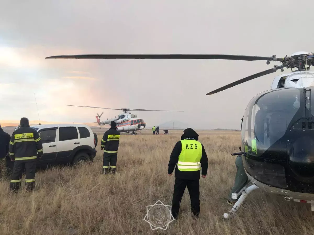 Степной пожар в Карагандинской области тушат больше 3 дней