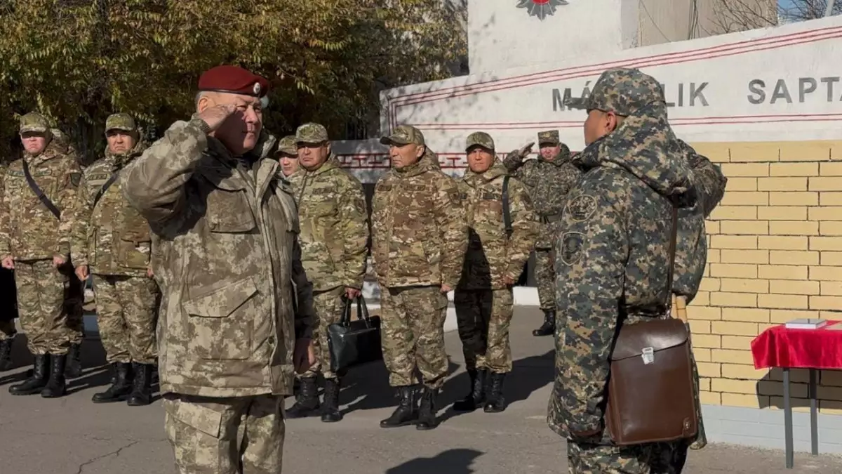 Павлодарлық әскери бөлімдер тексеріліп жатыр