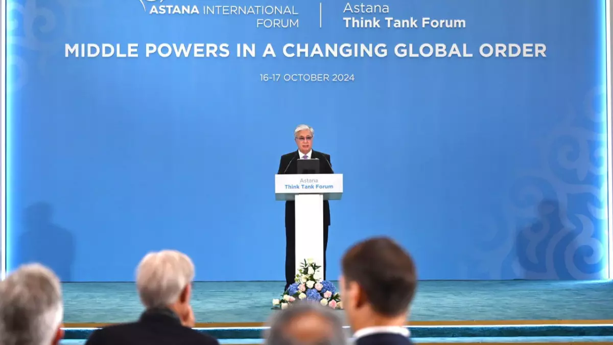 Глава государства выступил на пленарном заседании Astana Think Tank Forum