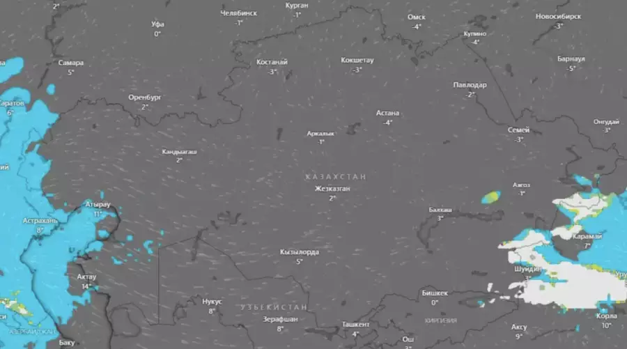 Жеті өңірдің жүргізушілеріне ауа райына байланысты ескерту жасалды