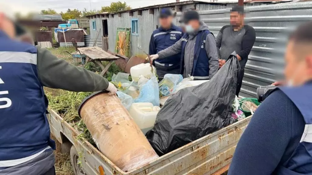 В Акмолинской области ликвидирована нарколаборатория