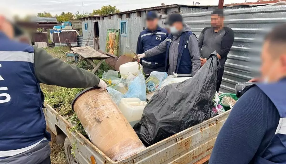 КНБ ликвидировал нарколабораторию в Акмолинской области