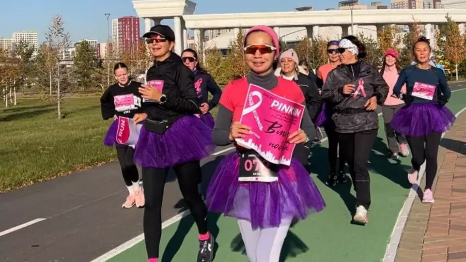 В Астане прошел забег Pink Run: более 300 участников поддержали борьбу с раком молочной железы