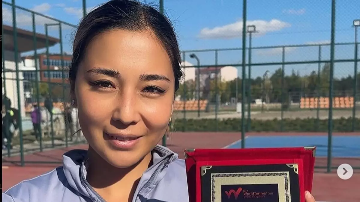 Теннисші Зарина Дияс халықаралық ITF турнирінің жеңімпазы атанды