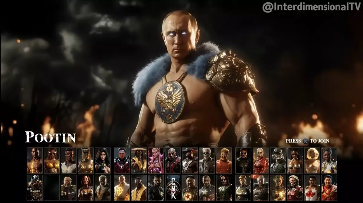 Нейросеть сделала Путина и Трампа героями Mortal Kombat