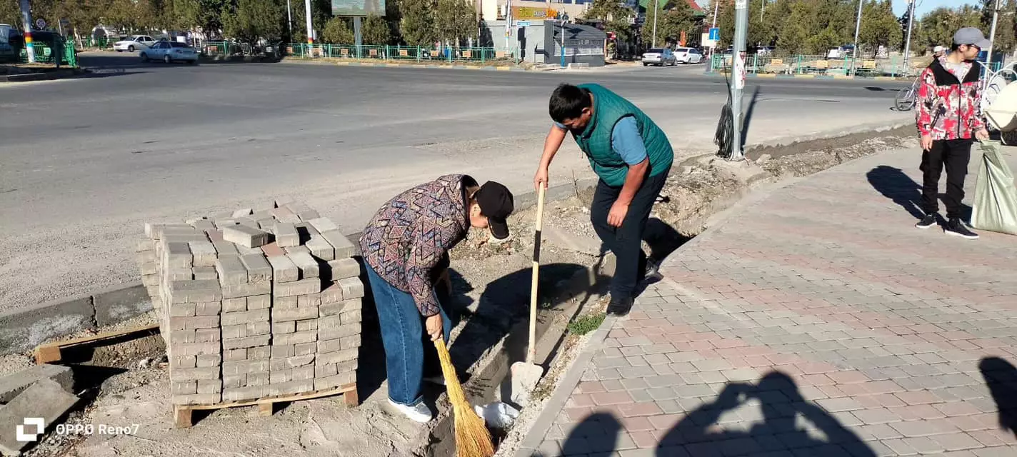 ТҮРКІСТАН: САЙРАМДА ЖАЛПЫАУДАНДЫҚ СЕНБІЛІК ЖҰМЫСТАРЫ ЖАЛҒАСЫП ЖАТЫР