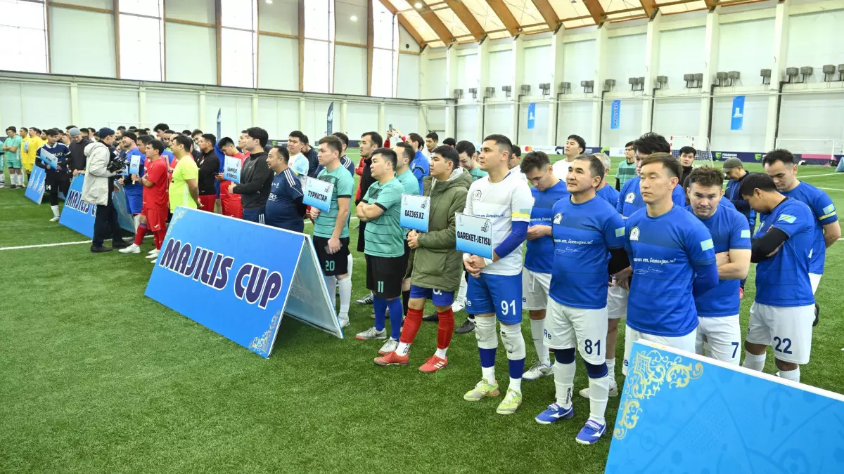 Журналистер арасында шағын футболдан MAJILIS CUP – 2024 турнирі басталды