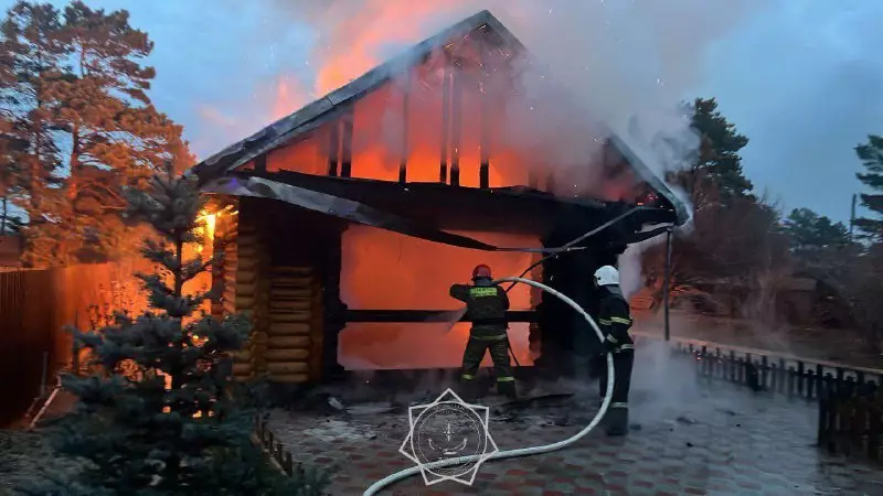 Павлодарда моншадан шыққан өрт сөндірілді