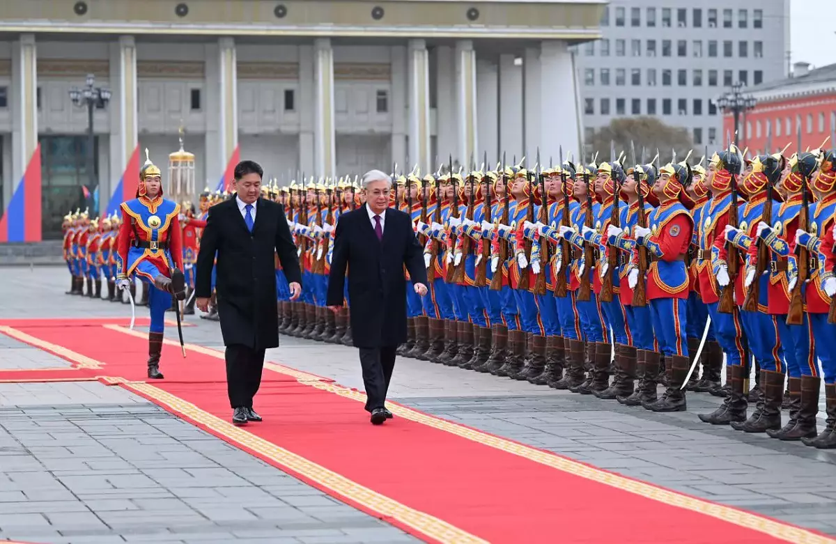 Моңғолияда Қасым-Жомарт Тоқаевты салтанатты қарсы алу рәсімі өтті