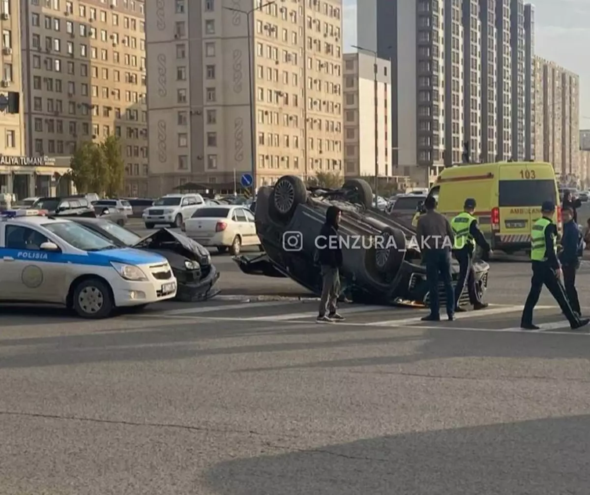 Трое несовершеннолетних пострадали в ДТП в Актау