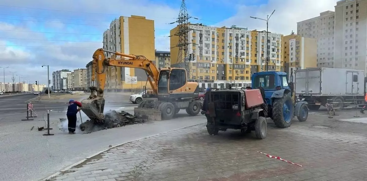 Горячую воду и отопление отключили из-за аварийных работ в пяти районах Актау