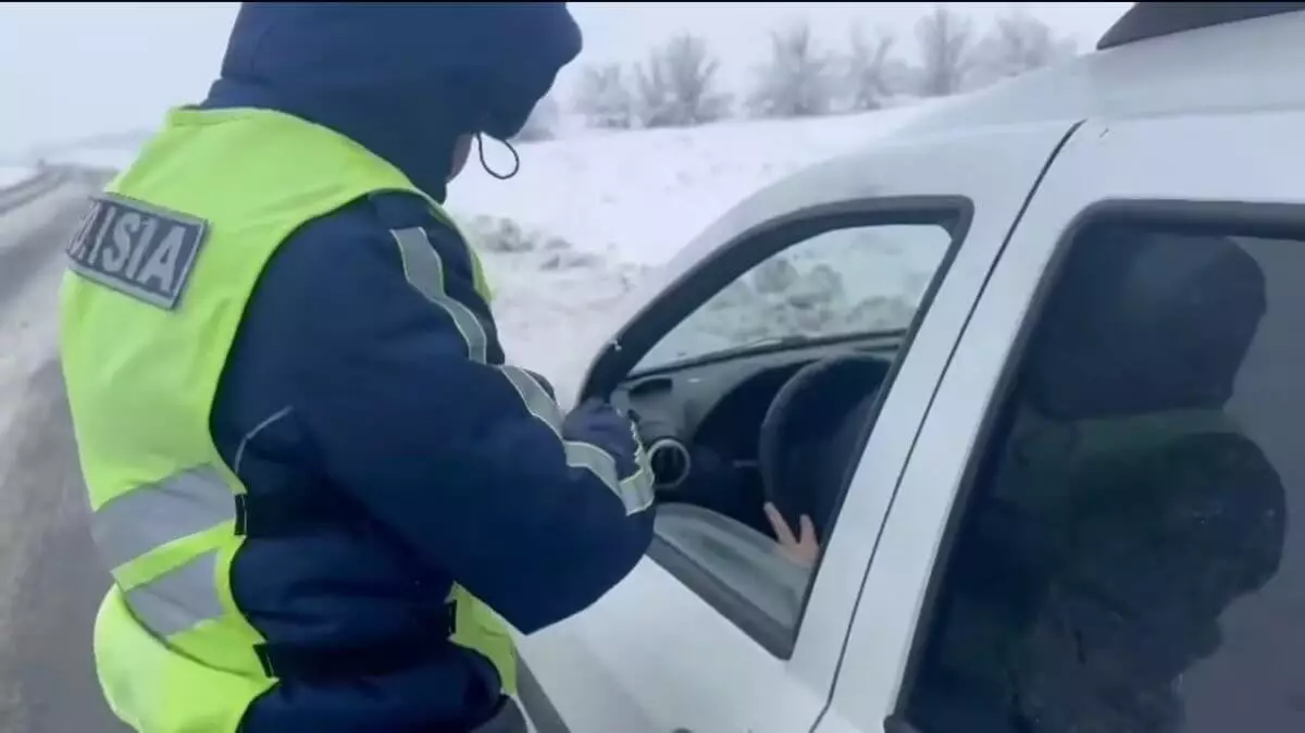 30 авто столкнулись в Актюбинской области из-за непогоды