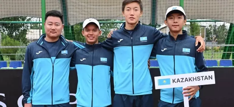 Команда Казахстана досрочно вышла в плей-офф Juniors Davis Cup