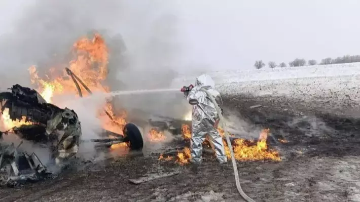 Летчиков с упавшего в Актюбинской области вертолета выписали из больницы