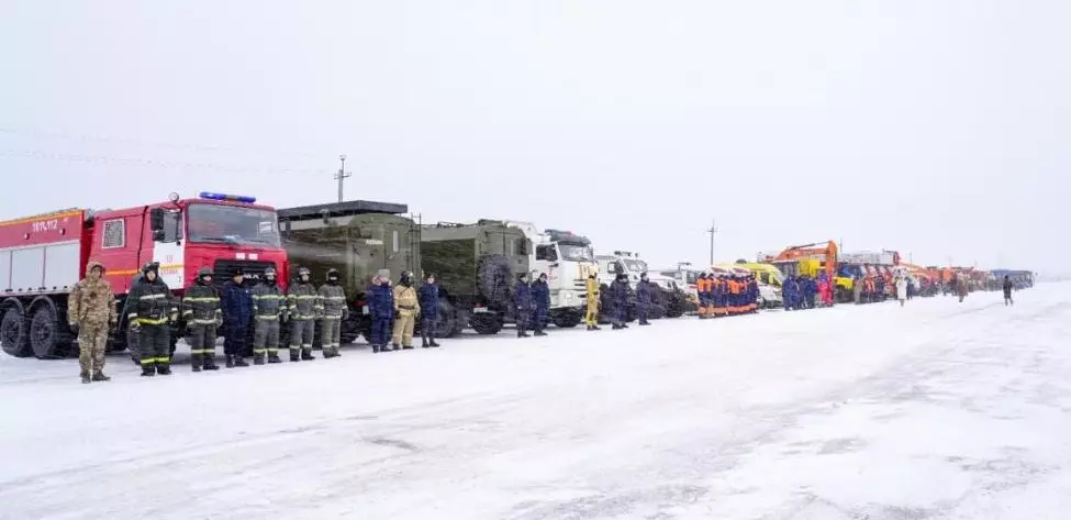 Службы ЧС провели республиканское учение в Астане