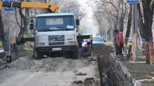 Алматыда 1972 жылы салынған газ құбыры жаңартылуда