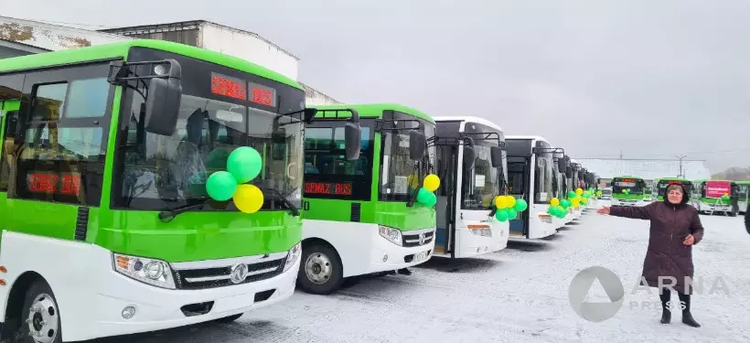 18 новых автобусов закупил автопарк Семея: когда транспорт выйдет на линию