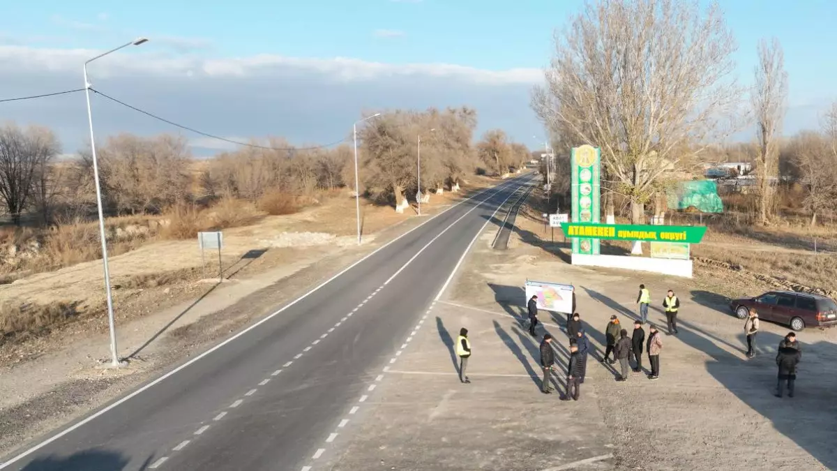 В Жетісу открыли ключевой участок автомобильной дороги «Жаркент-Хоргос»